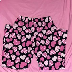 Bottoms - Girls Heart Pajama Pants Bottoms - Girls Heart Pajama Pants